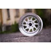 JR Wheels JR26 17x8 ET20-35 BLANK White w/Machined Lip