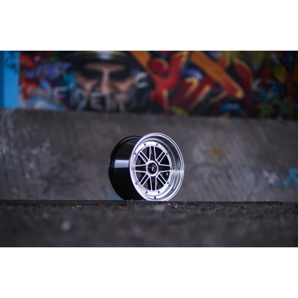 JR Wheels JR31 15x7.5 ET20 4H BLANK Gloss Black Machined Face