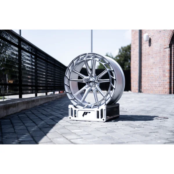 JR Wheels JR45 18x8 ET25-45 5H BLANK Silver w/Machined Face
