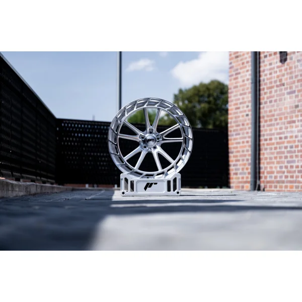 JR Wheels JR45 18x8 ET25-45 5H BLANK Silver w/Machined Face
