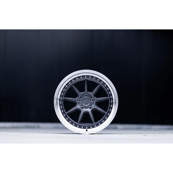 JR Wheels JR47 18x8,5 ET15-35 5H BLANK Hyper Gray w/Machined Lip