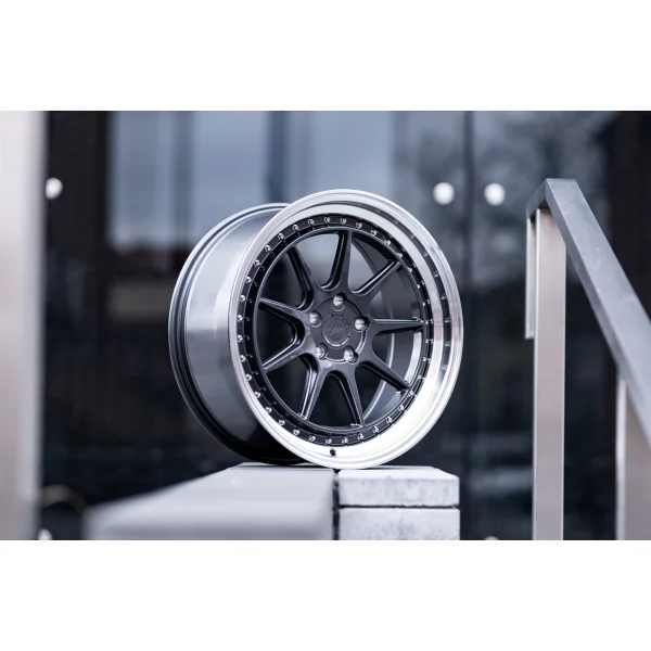 JR Wheels JR47 18x8,5 ET15-35 5H BLANK Hyper Gray w/Machined Lip