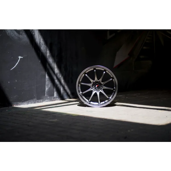 JR Wheels JR5 18x8 ET35 5H BLANK Hyper Black