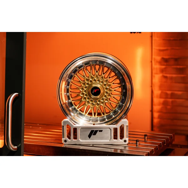 JR Wheels JR9 15x8 ET15 4x100/114 Gold w/Machined Lip