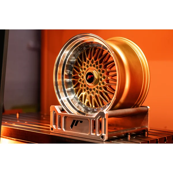 JR Wheels JR9 15x8 ET15 4x100/114 Gold w/Machined Lip