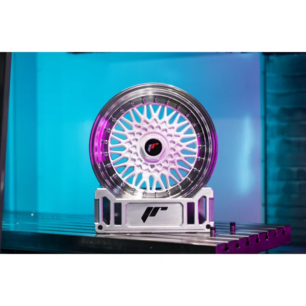 JR Wheels JR9 16x8 ET25 4x100/108 White w/Machined Lip