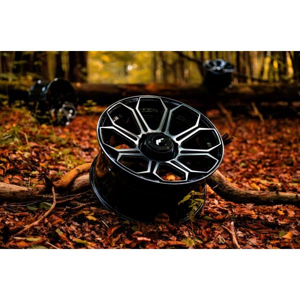 JR Wheels JRX11 18x9 ET25 6x139.7 Black Machined w/Tinted Face