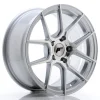 JR Wheels JR30 17x8 ET20-40 BLANK Silver Machined Face