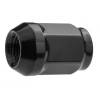 Czarne nakrętki do felg aluminiowych, kół - m12x1,25 - (zamknięta) - klucz 19