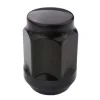 Czarne nakrętki do felg aluminiowych, kół - m14x1,5 / k21 - (zamknięta)