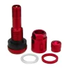 Zawór do felg czerwony x1 series red edition (skręcany, aluminiowy ms525) - 1 szt