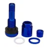 Zawór do felg niebieski x1 series blue edition (skręcany, aluminiowy ms525) - 4 szt