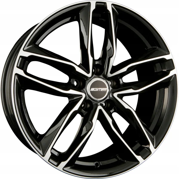 Felga Aluminiowa GMP ATOM LP 18" 8J 5x112 ET45 Czarna z Polerowaniem