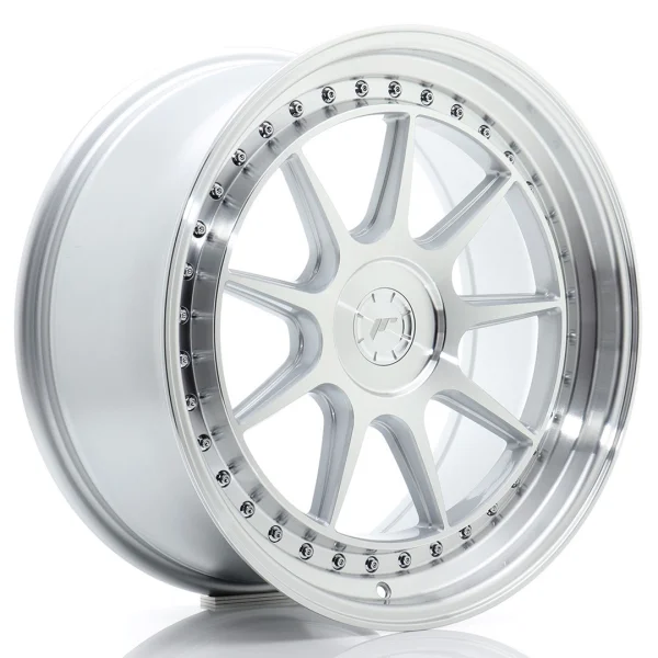 Felgi JR Wheels JR47 19x8,5J ET35 9,5J ET35 5x112 72,6 Silver Machined Face