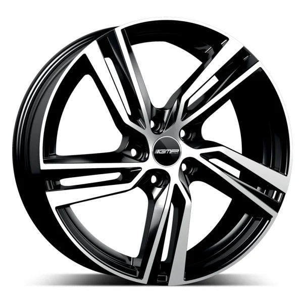 Felga Aluminiowa GMP ARCAN 19" 7,5J 5x114,3 ET50 Czarna z Polerowaniem