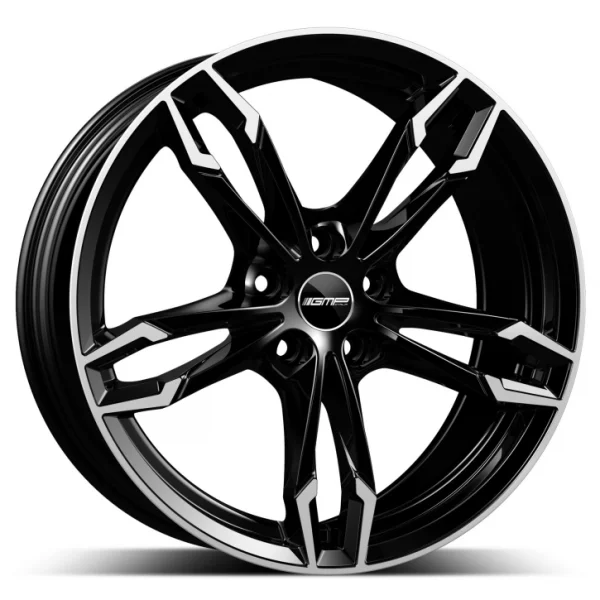 Felga Aluminiowa GMP DEA 19" 8,5J 5x112 ET25 Czarna z Polerowaniem