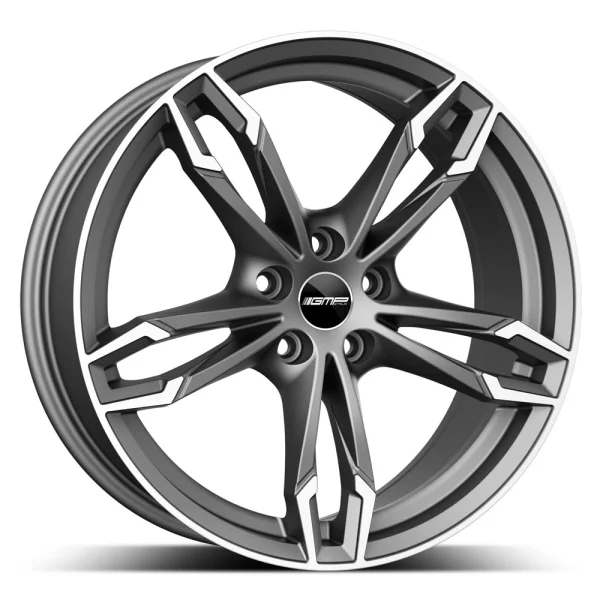 Felga Aluminiowa GMP DEA 19" 8,5J 5x120 ET25 Szara z Polerowaniem
