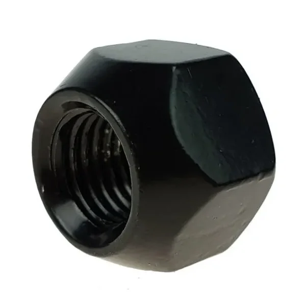 Czarne nakrętki do felg stalowych, kół - m12x1,25 / k21 - (otwarta bez kołnierza)