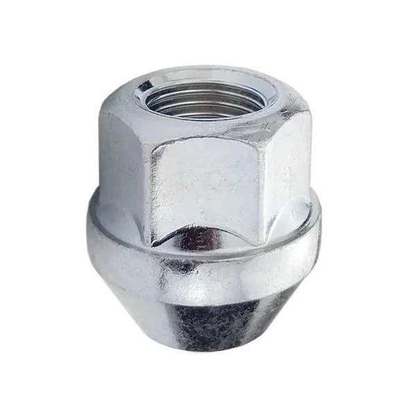 Nakrętki do felg aluminiowych, kół - m12x1,25 / k21 - ocynk - (otwarta z kołnierzem) - tuv (eu)