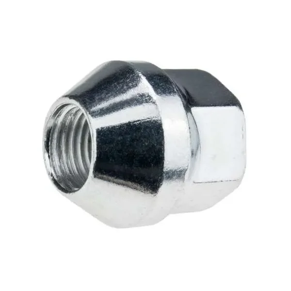 Nakrętki do felg aluminiowych, kół - m12x1,25 / ocynk - (otwarta z kołnierzem) - klucz 19 / is