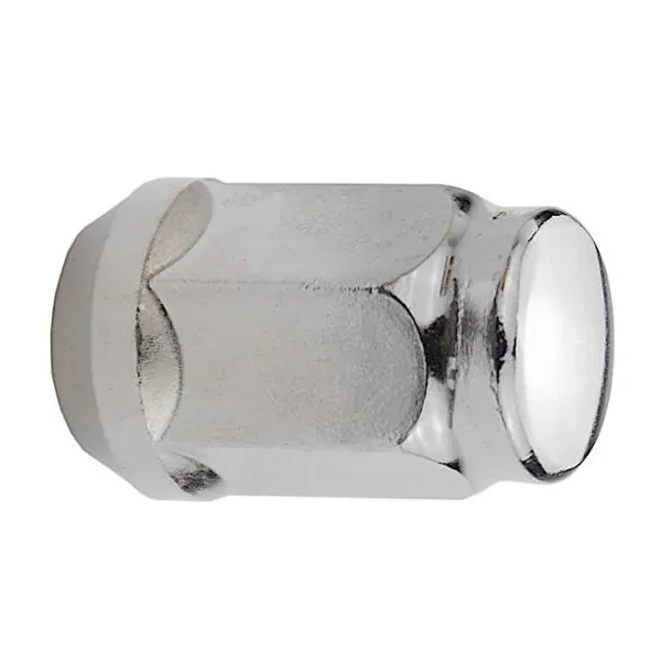 Nakrętki do felg aluminiowych, kół - m12x1,5 / k19 - chrom - (zamknięta)