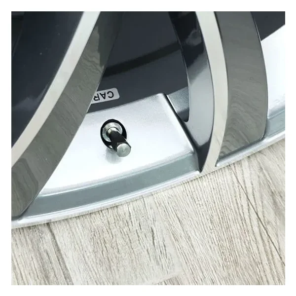 Zawór do felg antracyt x2 series grey edition (skręcany, aluminiowy tr48e) - 4 szt