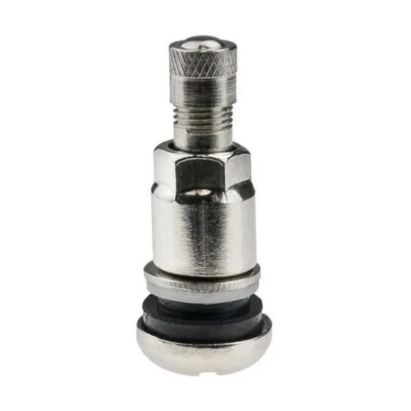 Zawór do felg chromowany x1 series (skręcany, metalowy ms525al) - 1 szt
