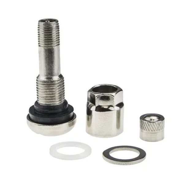 Zawór do felg chromowany x1 series (skręcany, metalowy ms525al) - 1 szt