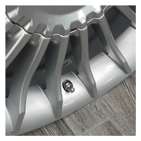 Zawór do felg chromowany x1 series (skręcany, metalowy ms525al) - 1 szt