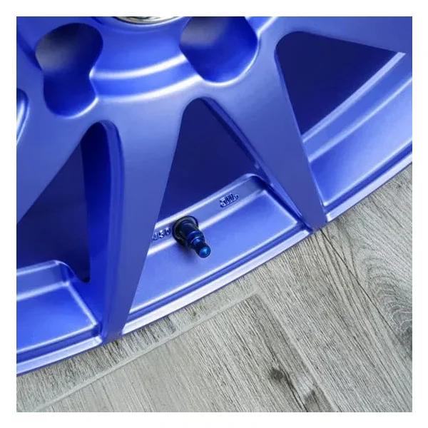 Zawór do felg niebieski x1 series blue edition (skręcany, aluminiowy ms525) - 4 szt