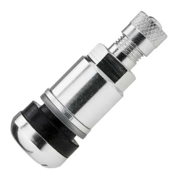 Zawór do felg srebrny x1 series silver edition (skręcany, aluminiowy ms525) - 1 szt