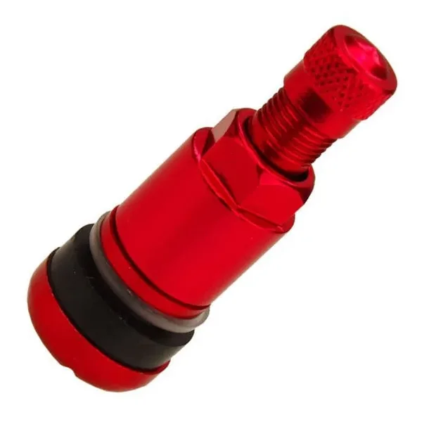 Zawory do felg czerwone x1 series red edition (skręcane, aluminiowe ms525) - 4 szt