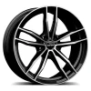 Felga Aluminiowa GMP SWAN 19" 9J 5x112 ET40 Czarna z Polerowaniem