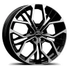 Felga Aluminiowa GMP Matisse 16" 6,5J 4x108 ET25 Czarna z Polerowaniem