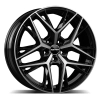 Felga Aluminiowa GMP Lunica 20" 8,5J 5x108 ET42 Czarna z Polerowaniem