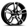 Felga Aluminiowa GMP Astral 18" 8J 5x110 ET30 Czarna z Polerowaniem
