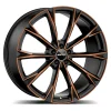 Felga Aluminiowa GMP TOTALE 19" 8J 5x112 ET35 Czarna z Brązowym Akcentem