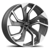 Felga Aluminiowa GMP Rebel 21" 10J 5x112 ET19 Szara z Polerowaniem