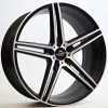 Felgi Aluminiowe 21" Forzza Bosan 5x112 9,0" ET25 Black Matt Face Machined