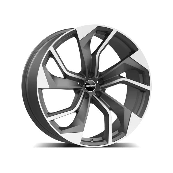 Felga Aluminiowa GMP Rebel 19" 8,5J 5x112 ET35 Szara z Polerowaniem