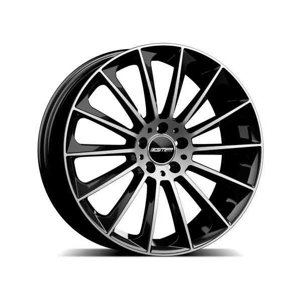 Felga Aluminiowa GMP Stellar 17" 7,5J 5x110 ET33 Czarna z Polerowaniem