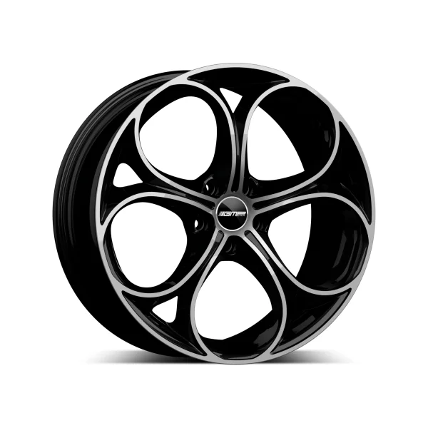 Felga Aluminiowa GMP Drake 20" 8,5J 5x110 ET31 Czarna z Polerowaniem