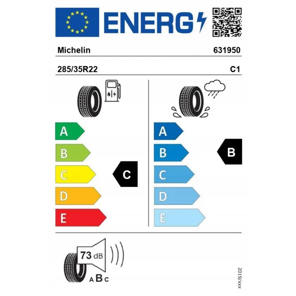 MICHELIN L285/35 R22 PILOT SPORT 4 S 106Y XL N0 RG