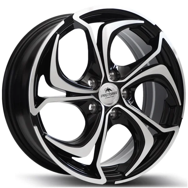 Felgi Aluminiowe 16" Forzza Aktia 5x114.30 6,5" ET40 Black Face Machined