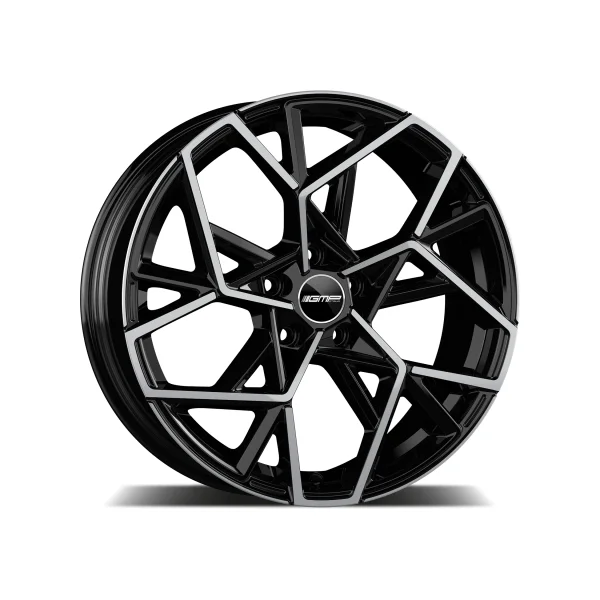 Felga Aluminiowa GMP Cartesio 19" 8J 5x110 ET30 Czarna z Polerowaniem