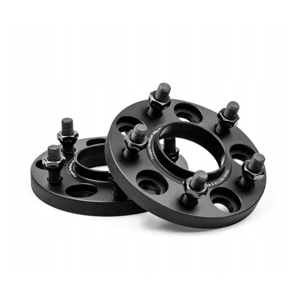 Dystanse 15mm 5x114.3 60.1 Stud M12x1.5 Czarne