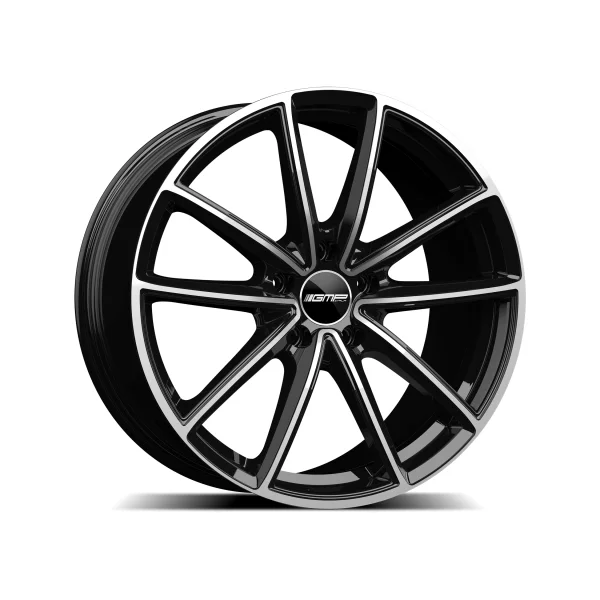 Felga Aluminiowa GMP TITAN 20" 9,5J 5x130 ET46 Czarna z Polerowaniem
