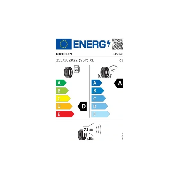 MICHELIN L255/30 ZR22 PILOT SPORT 4 S 95Y XL RG