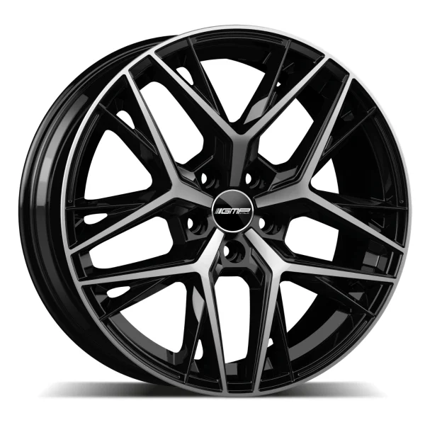 Felga Aluminiowa GMP Lunica 20" 8,5J 5x108 ET42 Czarna z Polerowaniem