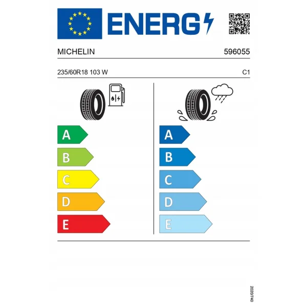 MICHELIN L235/60 R18 E PRIMACY 103W MO